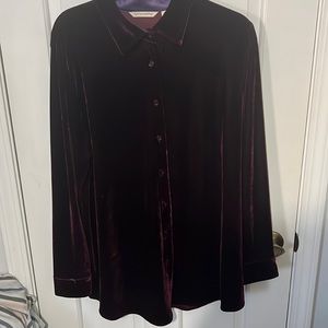 Soft Surroundings Maroon Top